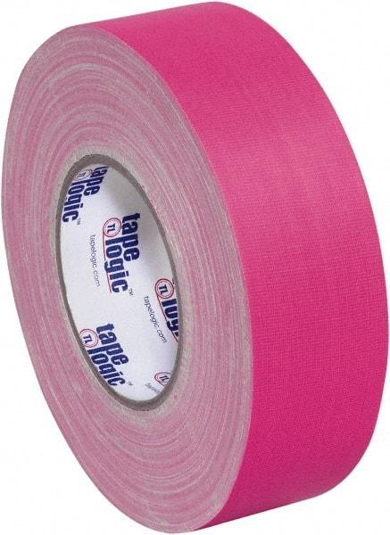 Tape Logic - 2" x 50 Yds Fluorescent Pink Gaffers Tape - 11 mil, Rubber Adhesive - All Tool & Supply