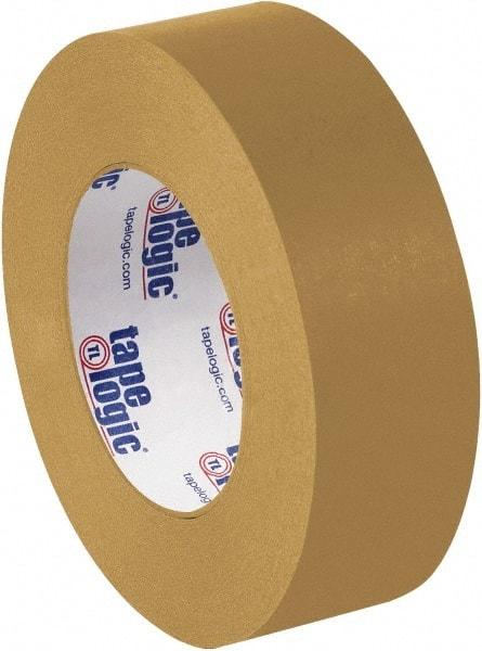 Tape Logic - 1-1/2" x 60 Yd Brown Rubber Adhesive Packaging Tape - Paper Backing, 7 mil Thick - All Tool & Supply