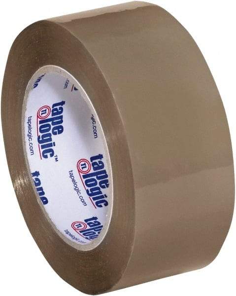 Tape Logic - 2" x 110 Yd Tan Acrylic Adhesive Packaging Tape - Polypropylene Film Backing, 2.6 mil Thick, 24.7 Lb Tensile Strength - All Tool & Supply