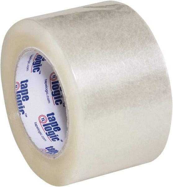 Tape Logic - 3" x 110 Yd Clear Acrylic Adhesive Packaging Tape - Polypropylene Film Backing, 2.6 mil Thick, 24.7 Lb Tensile Strength - All Tool & Supply