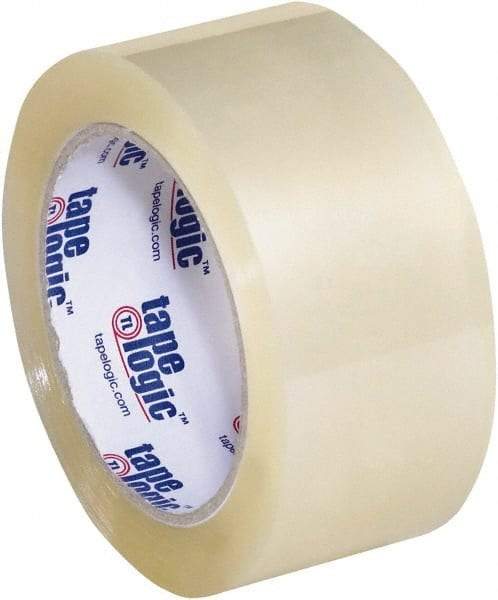 Tape Logic - 2" x 55 Yd Clear Acrylic Adhesive Packaging Tape - Polypropylene Film Backing, 3.5 mil Thick, 33.7 Lb Tensile Strength - All Tool & Supply