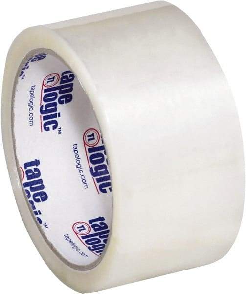 Tape Logic - 2" x 55 Yd Clear Hot Melt Adhesive Packaging Tape - Polypropylene Film Backing, 2.2 mil Thick - All Tool & Supply