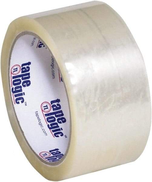 Tape Logic - 2" x 55 Yd Clear Hot Melt Adhesive Packaging Tape - Polypropylene Film Backing, 1.9 mil Thick, 22 Lb Tensile Strength - All Tool & Supply