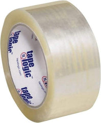 Tape Logic - 2" x 55 Yd Clear Hot Melt Adhesive Packaging Tape - Polypropylene Film Backing, 3 mil Thick, 45 Lb Tensile Strength - All Tool & Supply