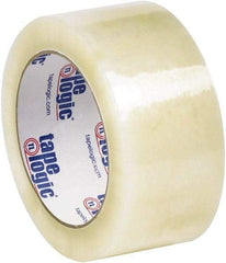 Tape Logic - 2" x 110 Yd Clear Hot Melt Adhesive Packaging Tape - Polypropylene Film Backing, 2 mil Thick - All Tool & Supply