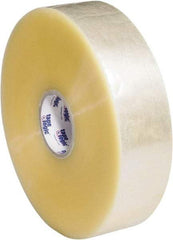 Tape Logic - 3" x 1,000 Yd Clear Hot Melt Adhesive Packaging Tape - Polypropylene Film Backing, 2.5 mil Thick, 36 Lb Tensile Strength - All Tool & Supply