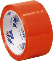 Tape Logic - 2" x 55 Yd Orange Acrylic Adhesive Packaging Tape - Polypropylene Film Backing, 2.2 mil Thick, 21.4 Lb Tensile Strength - All Tool & Supply