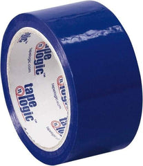 Tape Logic - 2" x 55 Yd Blue Acrylic Adhesive Packaging Tape - Polypropylene Film Backing, 2.2 mil Thick, 21.4 Lb Tensile Strength - All Tool & Supply