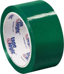 Tape Logic - 2" x 55 Yd Green Acrylic Adhesive Packaging Tape - Polypropylene Film Backing, 2.2 mil Thick, 21.4 Lb Tensile Strength - All Tool & Supply