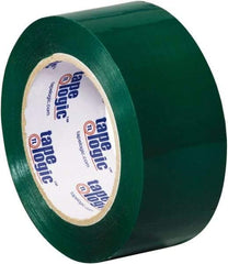 Tape Logic - 2" x 110 Yd Green Acrylic Adhesive Packaging Tape - Polypropylene Film Backing, 2.2 mil Thick, 21.4 Lb Tensile Strength - All Tool & Supply