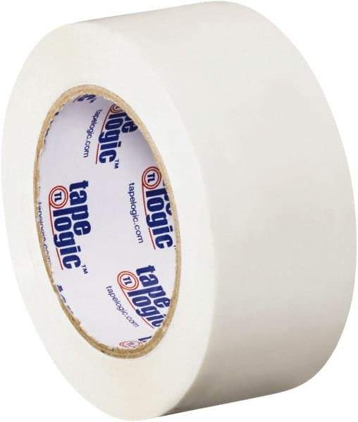 Tape Logic - 2" x 110 Yd White Acrylic Adhesive Packaging Tape - Polypropylene Film Backing, 2.2 mil Thick, 21.4 Lb Tensile Strength - All Tool & Supply