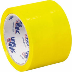 Tape Logic - 3" x 55 Yd Yellow Acrylic Adhesive Packaging Tape - Polypropylene Film Backing, 2.2 mil Thick, 21.4 Lb Tensile Strength - All Tool & Supply