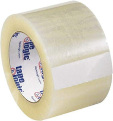 Tape Logic - 3" x 55 Yd Clear Acrylic Adhesive Packaging Tape - Polypropylene Film Backing, 2.6 mil Thick - All Tool & Supply