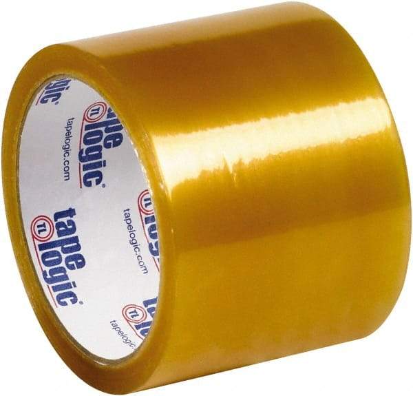 Tape Logic - 3" x 110 Yd Clear Rubber Adhesive Packaging Tape - Polypropylene Film Backing, 2.2 mil Thick - All Tool & Supply