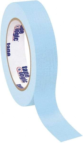 Tape Logic - 1" Wide x 60 Yd Long Blue Crepe Paper Masking Tape - 4.9 mil Thick - All Tool & Supply