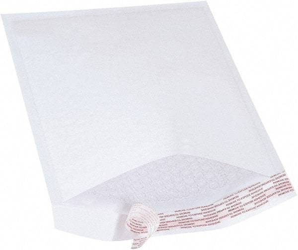 Value Collection - 12" Long x 8-1/2" Wide Peel-Off Self-Seal Bubble Mailer - White - All Tool & Supply