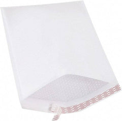 Made in USA - 20" Long x 14-1/4" Wide Peel-Off Self-Seal Bubble Mailer - White - All Tool & Supply