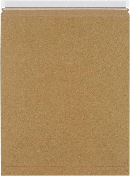 Made in USA - 21" Long x 17" Wide Peel-Off Self-Seal Flat Mailer - Kraft - All Tool & Supply