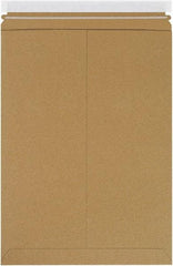 Made in USA - 18" Long x 13" Wide Peel-Off Self-Seal Flat Mailer - Kraft - All Tool & Supply