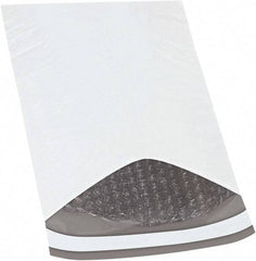 Made in USA - 12" Long x 7-1/4" Wide Peel-Off Self-Seal Padded Mailer - White - All Tool & Supply