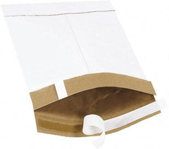 Made in USA - 10" Long x 6" Wide Peel-Off Self-Seal Padded Mailer - White - All Tool & Supply