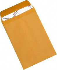 Made in USA - 9-1/2" Long x 6-1/2" Wide Self Seal Natural Kraft Envelope - Kraft - All Tool & Supply