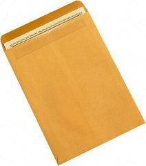 Made in USA - 12" Long x 9" Wide Self Seal Natural Kraft Envelope - Kraft - All Tool & Supply