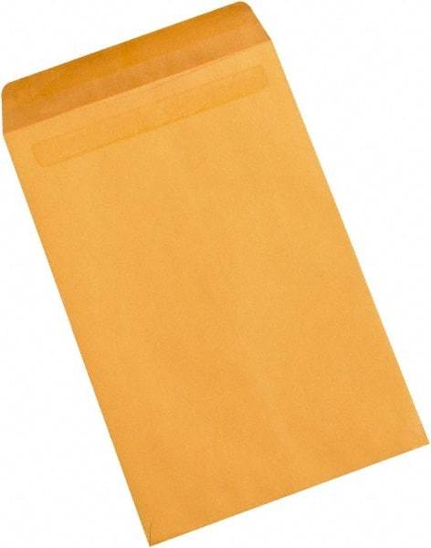 Made in USA - 15" Long x 10" Wide Self Seal Natural Kraft Envelope - Kraft - All Tool & Supply