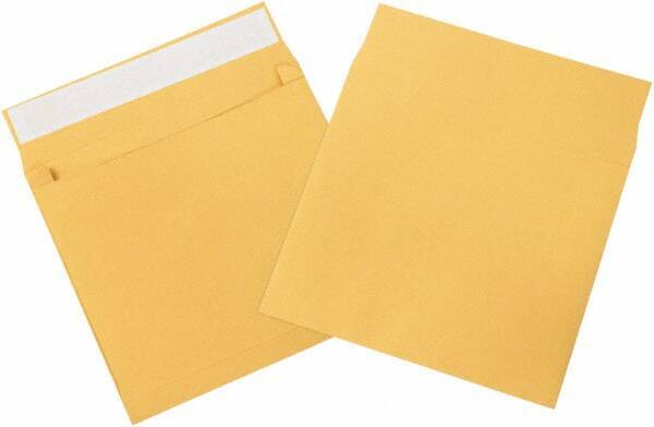 Made in USA - 13" Long x 10" Wide Peel-Off Self-Seal Natural Kraft Envelope - Kraft - All Tool & Supply