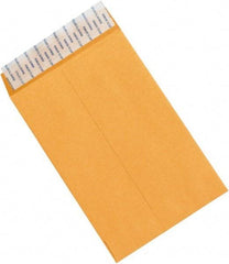 Made in USA - 9" Long x 6" Wide Peel-Off Self-Seal Natural Kraft Envelope - Kraft - All Tool & Supply