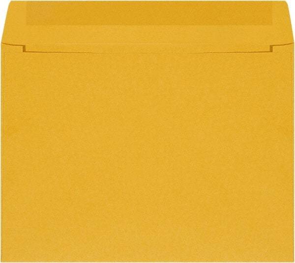 Made in USA - 9" Long x 12" Wide Gummed Flap Kraft Catalog Envelope - Kraft - All Tool & Supply