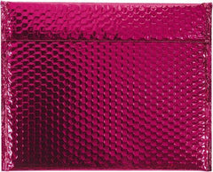 Made in USA - 11" Long x 13-3/4" Wide Peel-Off Self-Seal Bubble Mailer - Pink - All Tool & Supply