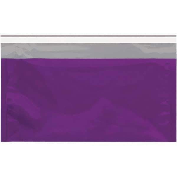 Value Collection - 10-1/4" Long x 6-1/4" Wide Peel-Off Self-Seal Metallic Mailer - Purple - All Tool & Supply