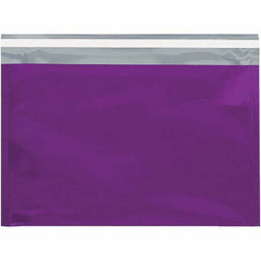 Value Collection - 12-3/4" Long x 9-1/2" Wide Peel-Off Self-Seal Metallic Mailer - Purple - All Tool & Supply