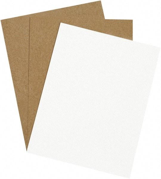 Made in USA - 11" Long x 8-1/2" Wide Chipboard Pad - White - All Tool & Supply