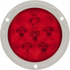 Truck-Lite - 4" Long, Red LED Stop, Turn & Tail Light - 12 Volts, Includes LED Light, Plug - All Tool & Supply