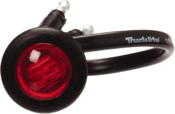 Truck-Lite - 3/4" Long, Red LED Marker Clearance - 12 Volts, Includes LED Light, Grommet - All Tool & Supply