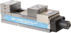 Samchully - 125mm Jaw Width, 230mm Jaw Opening Capacity, Horizontal Stationary Machine Vise - Manual Operation, 1 Station, 505mm Long x 48.3mm Deep, 50mm Jaw Height, Alloy Steel - All Tool & Supply