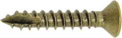 Hager - #9 Brass Hinge Screws - 1" Long - All Tool & Supply