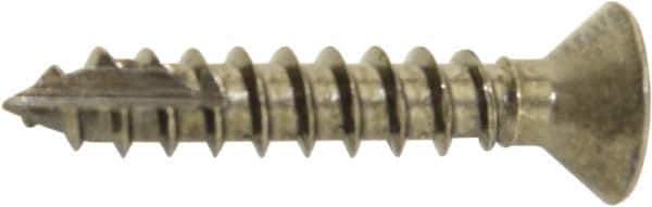 Hager - #9 Brass Hinge Screws - 1" Long - All Tool & Supply