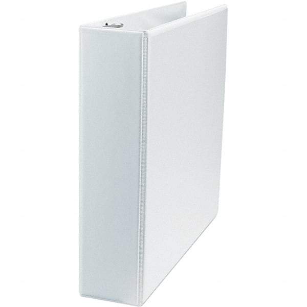 Universal One - 500 Sheet Capacity, 8-1/2 x 11", View Ring Binder - Polypropylene, White - All Tool & Supply