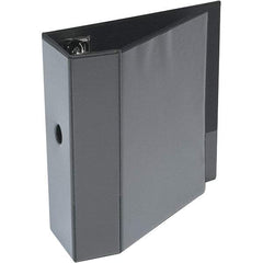 Universal One - 1,050 Sheet Capacity, 8-1/2 x 11", View Ring Binder - Polypropylene, Black - All Tool & Supply