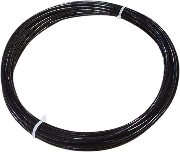 Loos & Co. - 3/16" x 1/8" Diam, Steel Wire Rope - 2,000 Lb Breaking Strength, 7 x 19, Vinyl Coating - All Tool & Supply