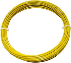 Loos & Co. - 3/16" x 1/8" Diam, Galvanized Steel Wire Rope - 2,000 Lb Breaking Strength, 7 x 19, Vinyl Coating - All Tool & Supply