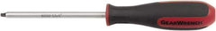 GearWrench - #2 Square Point, 4" Blade Length Square Recess Screwdriver - 8-9/16" OAL - All Tool & Supply