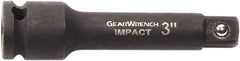 GearWrench - 3/8" Drive Impact Socket Extension - 15" OAL, Black Finish - All Tool & Supply