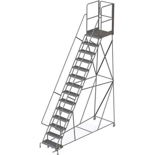 TRI-ARC - Rolling & Wall Mounted Ladders & Platforms Type: Rolling Warehouse Ladder Style: Rolling Platform Ladder - All Tool & Supply