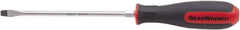 GearWrench - 3/8" Blade Width, 16.95" OAL Slotted Screwdriver - 12" Blade Length, Round Shank, Acetate with Rubber Grip Handle - All Tool & Supply