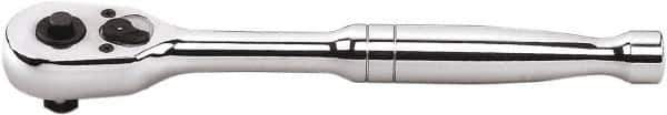 GearWrench - 1/2" Drive Pear Head Ratchet - Full Polish Chrome Finish, 9" OAL, 45 Gear Teeth, Full Polished Handle, Standard Head - All Tool & Supply