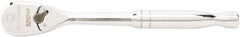 GearWrench - 1/2" Drive Pear Head Ratchet - Full Polish Chrome Finish, 11" OAL, 60 Gear Teeth, Full Polished Handle, Standard Head - All Tool & Supply